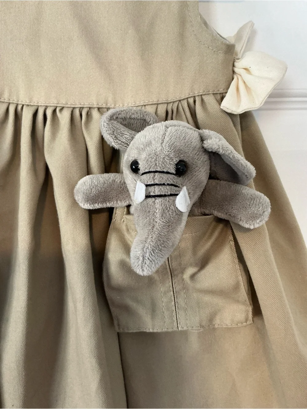 SHOO B DOO South Africa Girls Elephant Pocket Dress | Size 12M  NWT